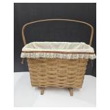 1985 Longabergaer Magazine Holder 15X9x12.5H