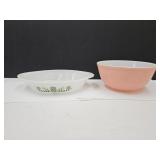 Pink Pyrex with DWD #403 & Glasbake