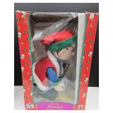 Peanuts Holiday Animated  Linus Peanuts Skier 22"h