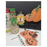 26"h Cracker Barrel Lighted Snowman w Box+