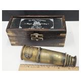 Royal Navy Brass Telescope Marked  London 1915