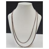 41" Long Sterling Silver Chain in Box