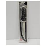 Hunting Knife W Sheath 6.5" Blade 11.5" L