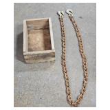 Chain with 72" L hooks with Box