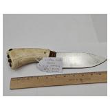 Custom Made Knife Elk HAndle 6 3/4" Blade 12" L