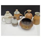 Stoneware /  Pottery Oil Burners, Planter & Vases