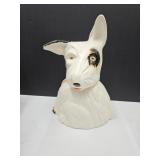 Vintage Dog Cookie Jar By  Crown Devon  England