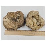 Geode Rocks/ Gems  5 to 6" Long