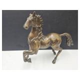 Antique Bronze Horse  Sculpture 13 x 11"  SEE EAR