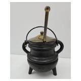 Cast Iron Honey Pot with Stir Wand 7"