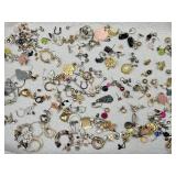Costume Earring Lot, LOTS Of Singles!