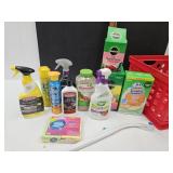 Household Cleaners & Garden Care with Crate