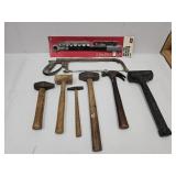 NIP Ratcheting Serpentine Tool, Hammer Lot, Saw