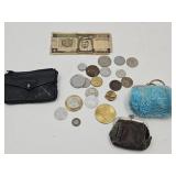 Coins & Coin Purses  Lady Heads & Tail ++