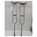 New Adult Adjustable Crutches Heavy Weight