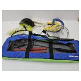Set of Outdoor Games, Badmitton, Horse Shoes +