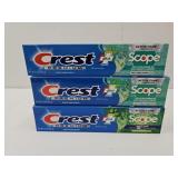 3 CREST Plus Toothpaste 5.2 OZ Each