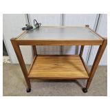 MCM Salton HoTray Cart w Shelf 28 x17 x26.5"