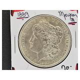1889 Silver Morgan Dollar Coin