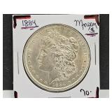 1884  Silver Morgan Dollar Coin