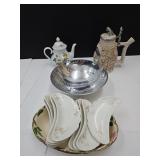 India Bowl 10" w Beer Stein, Tea Pot +