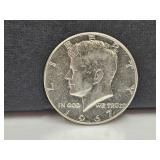 1967 40% Silver Kennedy Half Dollar Coin