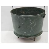 Cast Iron Foot Pot  10" w x  8.5" h
