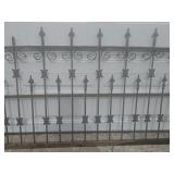 Cast Iron Ornate 92" Antique Fence Section