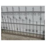 Antique Cast Iron Ornate 92" Fence