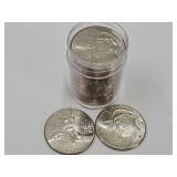 Roll of  2026 Half Dollar Coins