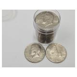 Roll of 1976 Bicentennial Half Dollars
