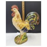 21"H Ceramic Rooster See Crack