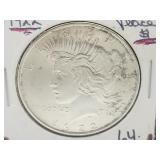 1922 Silver Peace Coin