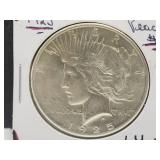 1925 Silver Peace Dollar Coin