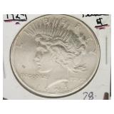 1924 Silver Peace Dollar Coin
