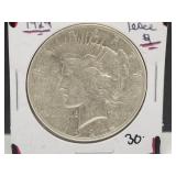 1924 Silver Peace Dollar Coin