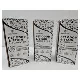 3 New Pet Odor & Stain Eliminator