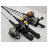 Fishing Poles Zebco, South Bend, Batman +