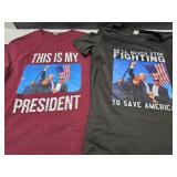 Sz. Sm & M Ladies Trump Shirts