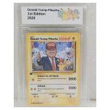 Pokemon Donald Trump 1st Ed 2026 Fan Card