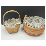 2 Longaberger Baskets 5.5 to 9" Mother