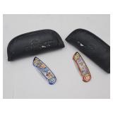 2 Franklin Mint Pocket Knives