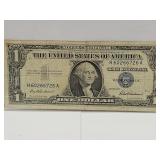 1957 Blue Seal 1 Dollar Note