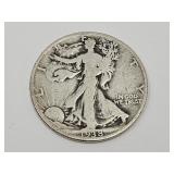 1938 Silver Walking Liberty Half Dollar Coin