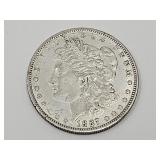 1887 SIlver Morgan Dollar Coin