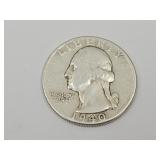 1940 Silver Washington Quarter Coin