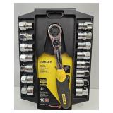 NIP Stanley Socket Set w/Ratchet Tool