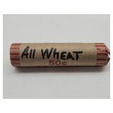 1 Full Roll Wheat Penny Coins