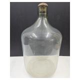 LG Glass Jug 1941 On Bottom,  Stone Cork 10 G?