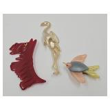 Bakelite & Celluloid Pins / Brooches